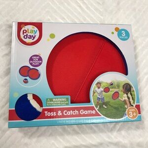 Play‎ Day Toss & Catch Game Set Ball Velcro Catch throw n stick paddleball